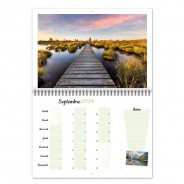 Calendrier Photo A4 double volet