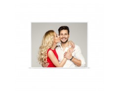 Cadre Photo Argent Mat 30 x 40 cm avec tirage