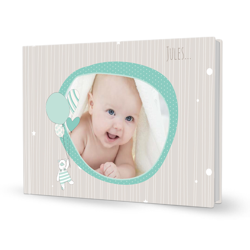 Livre Photo A4 de Naissance Bébé Fille - Atelier du Livre